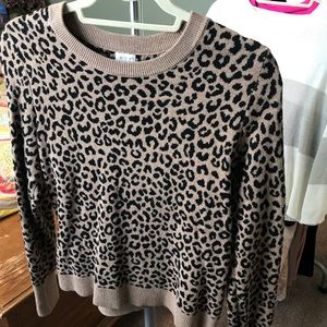 A New Day Leopard Print Sweater